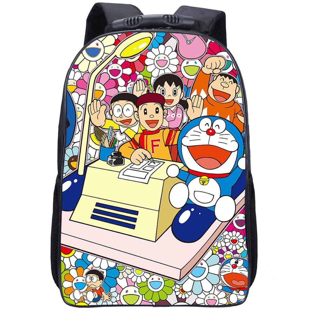 Mochila escolar Doraemons Anime para crianças