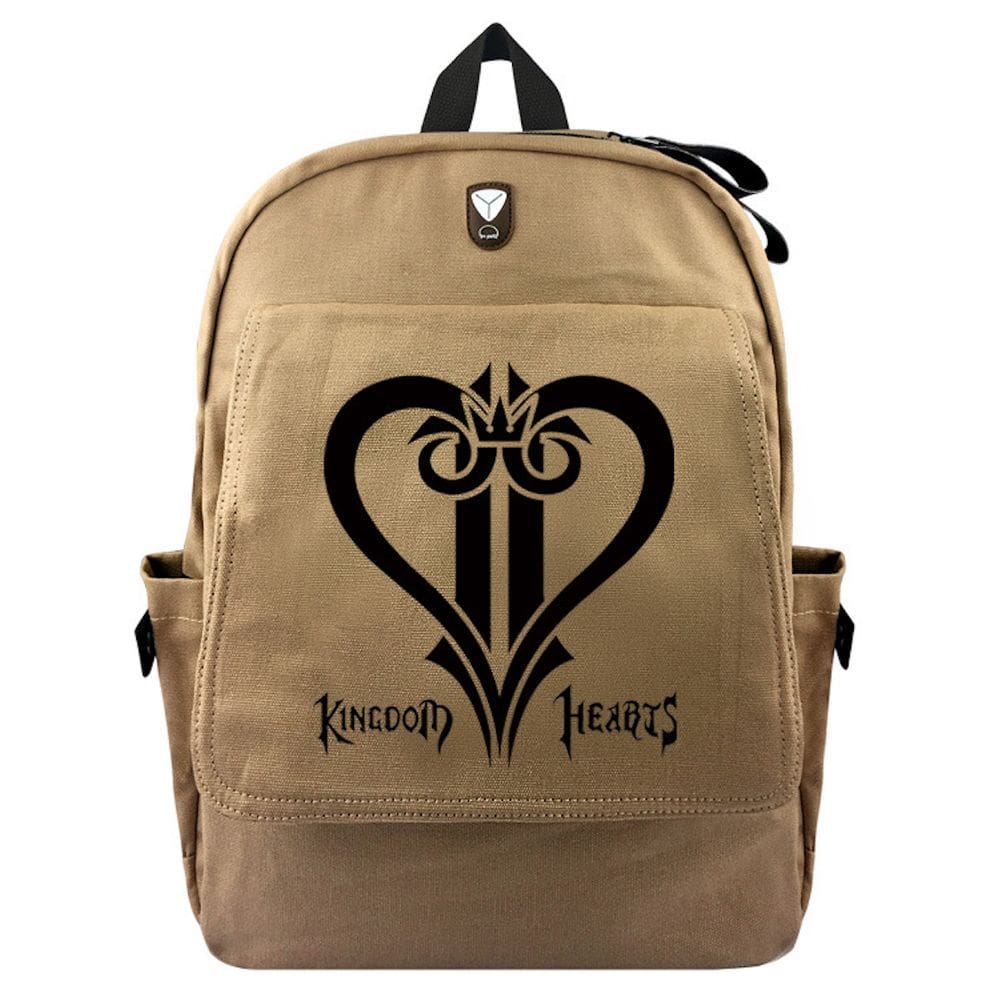 Mochila Kingdoms Hearts Ki para crianças, escola ou mala de viagem
