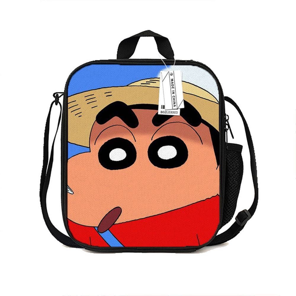Lancheira Shin-Chans Anime Oxford Cloth 19x8x25cm