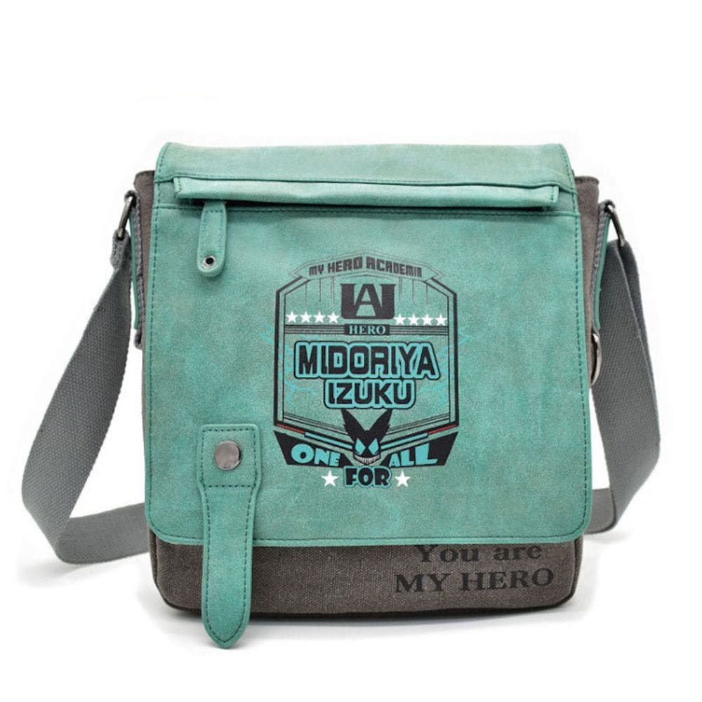 Bolsa de ombro Bolsa de lona Messenger My Heros Academias Anime