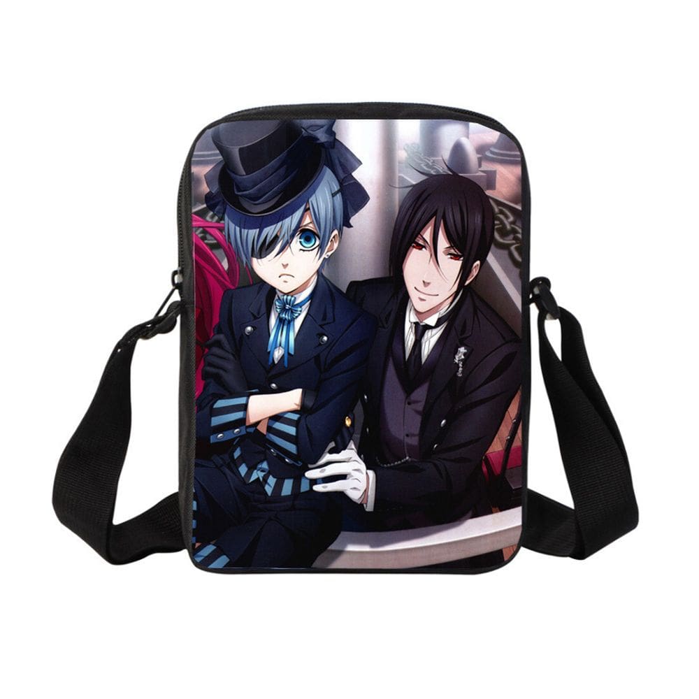 Bolsa de mensageiro Black Butlers Sebastians Michaelis Anime