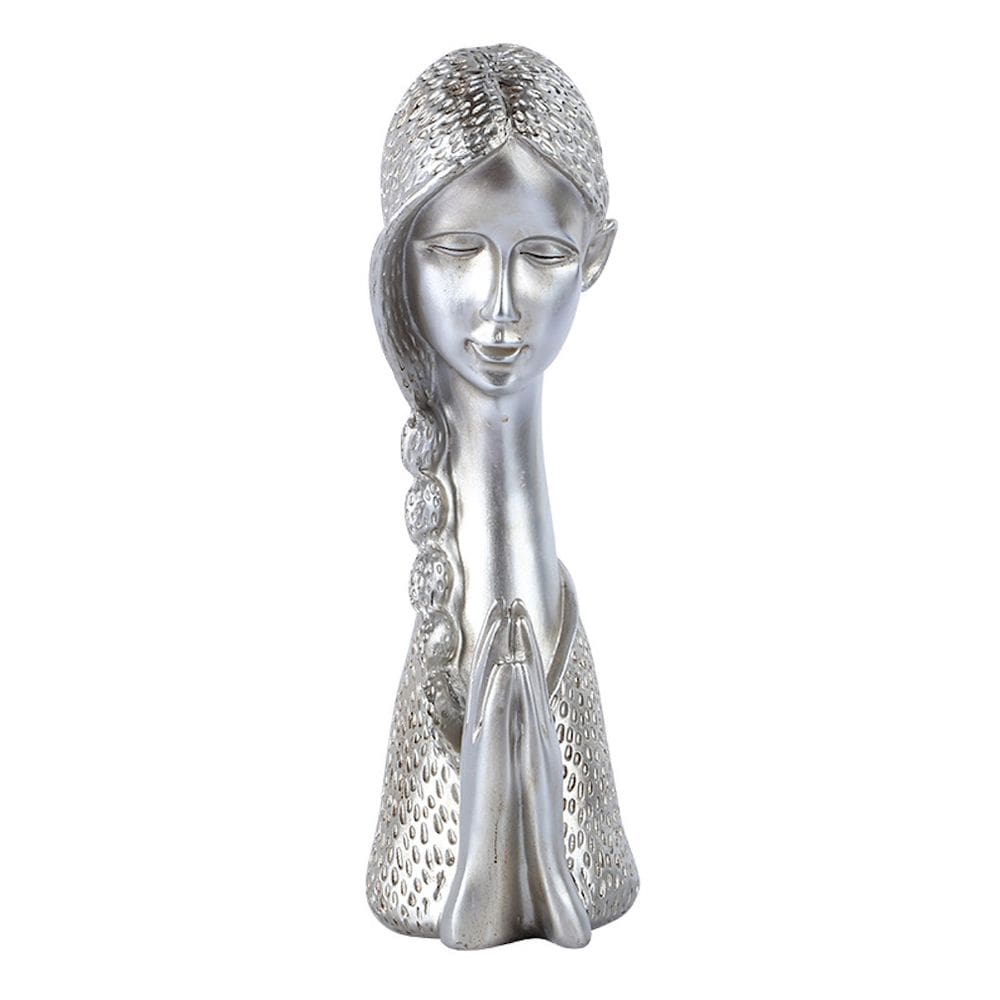 Estatueta decorativa, escultura, estátua, busto, menina, ornamento