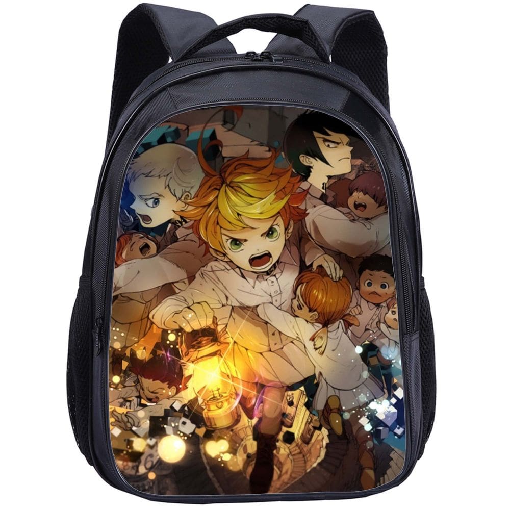 Mochila Promises Neverlands Emmas Anime School 30x13x40cm