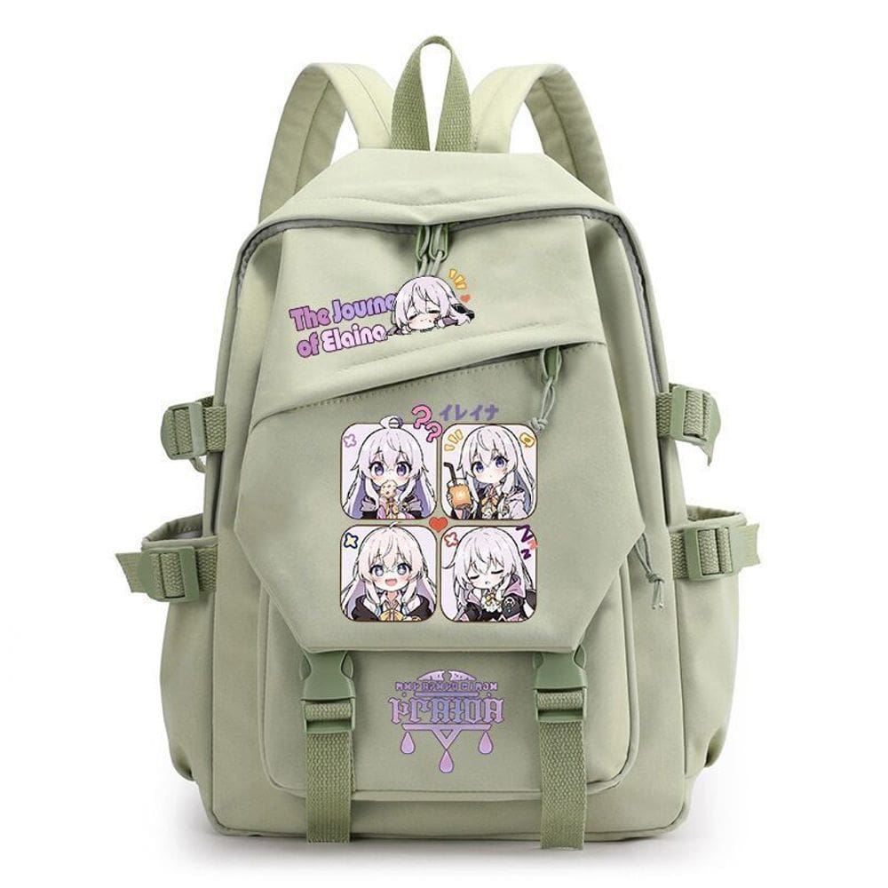Mochila Majos No Tabitabis Elainas Anime School Nylon 29x13x42cm