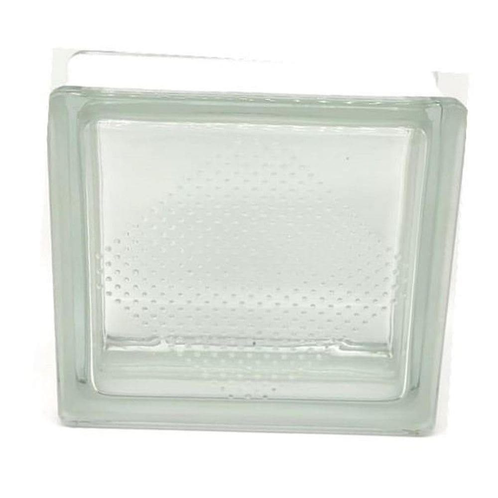 Bloco De Vidro Piso 19X19X8Cm Dots - Construmarcas