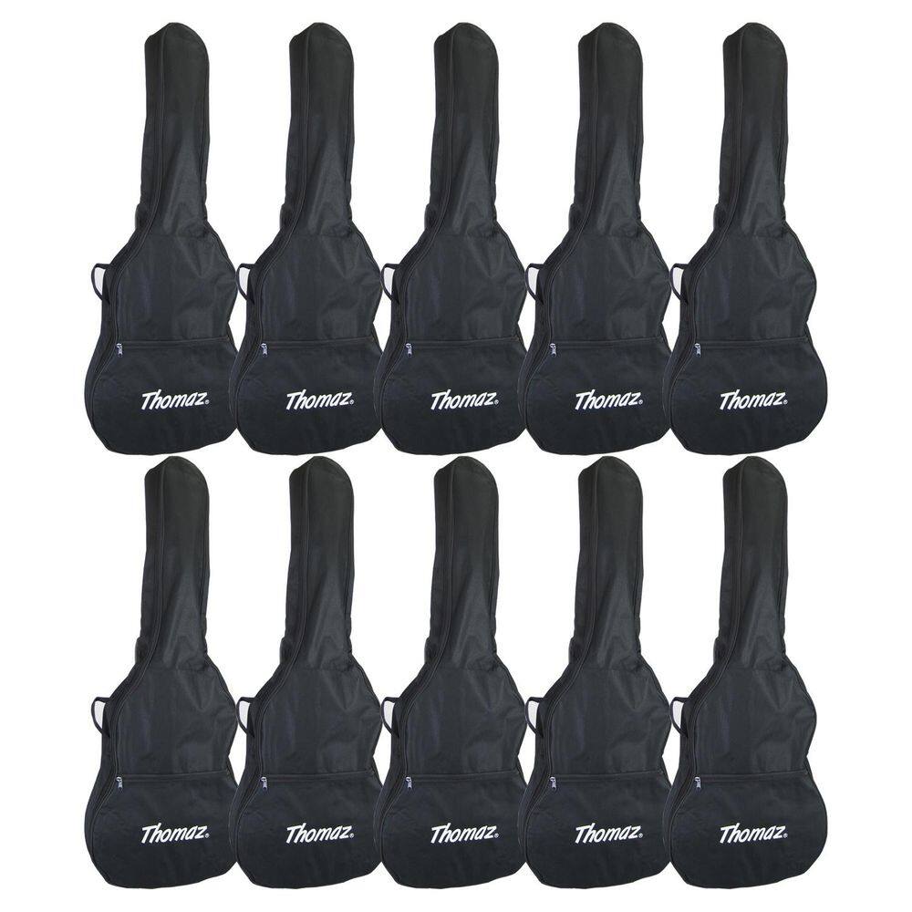Kit 15 Capas para Violão Clássico Acústico Preta Thomaz
