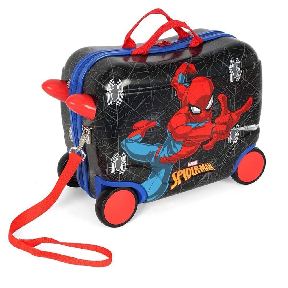 Mala de Carrinho Infantil - Marvel Spiderman - Preta - Luxcel