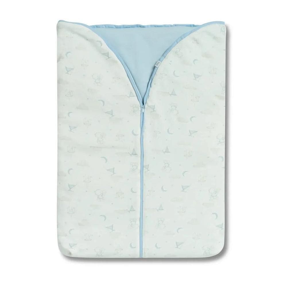 Porta Bebê Hug Voando Nas Nuvens Azul