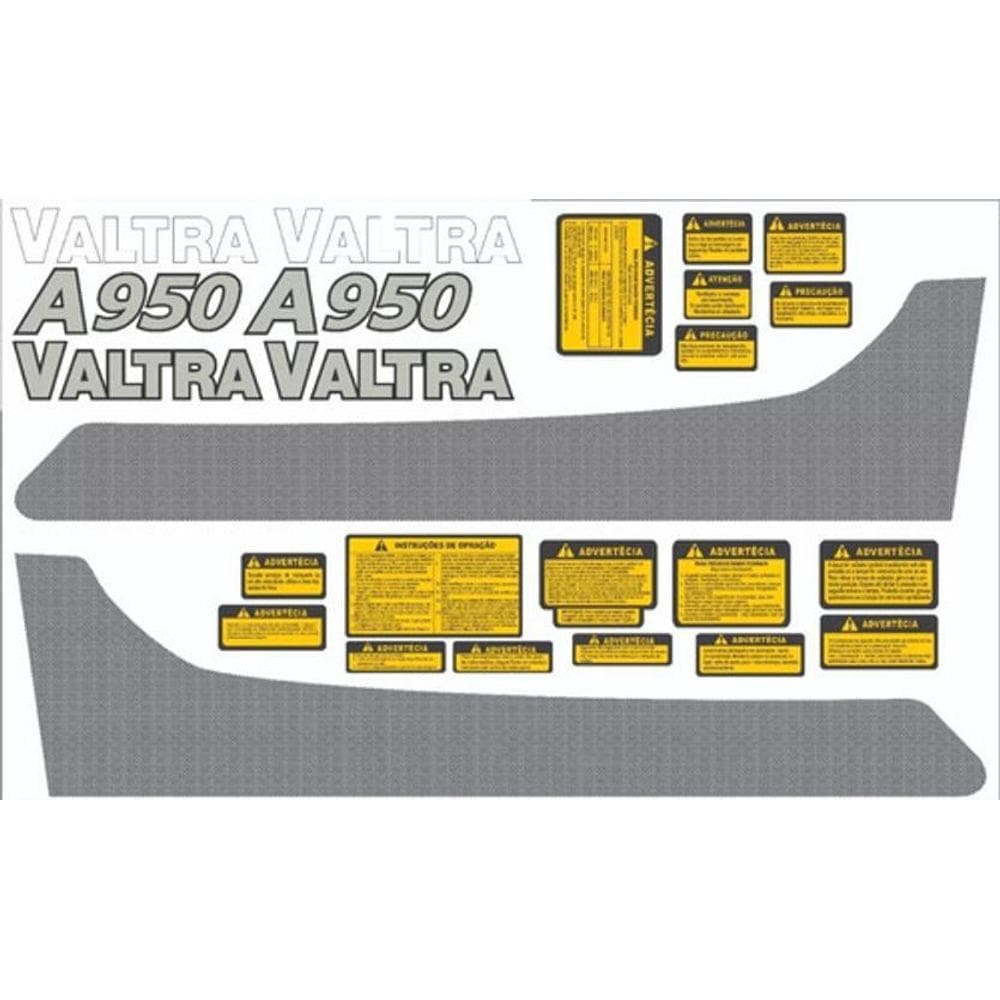 Kit Adesivos Valtra A950