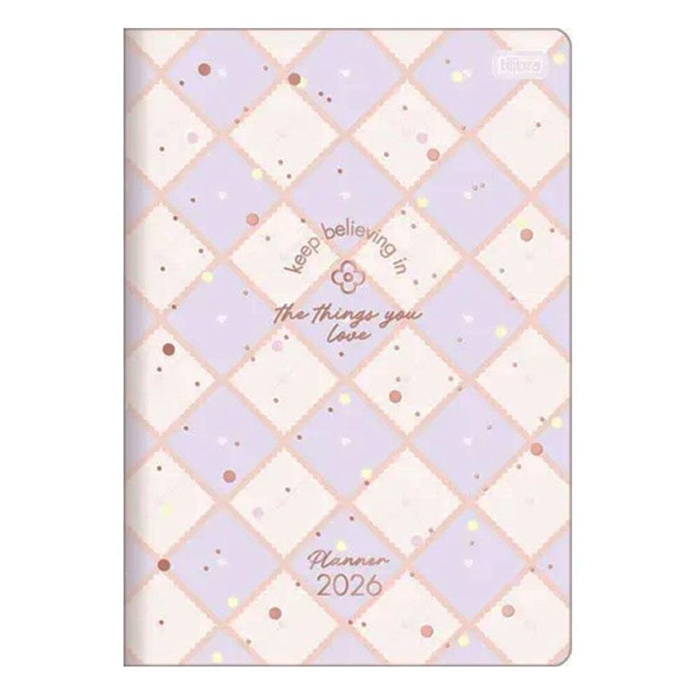 Agenda Planner Soho 2026 Grampeado 20 Folhas - Tilibra