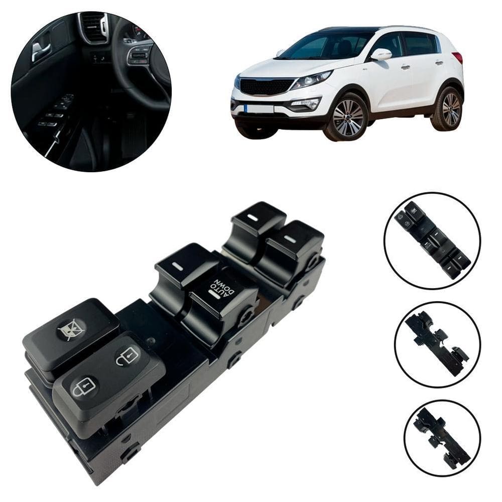 Botão Vidro Elétrico Sportage Anos