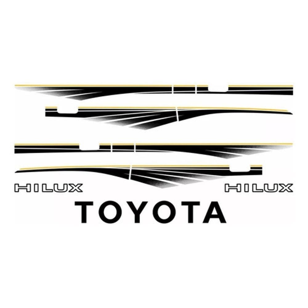 Kit Adesivo Decorativo Hilux Toyota
