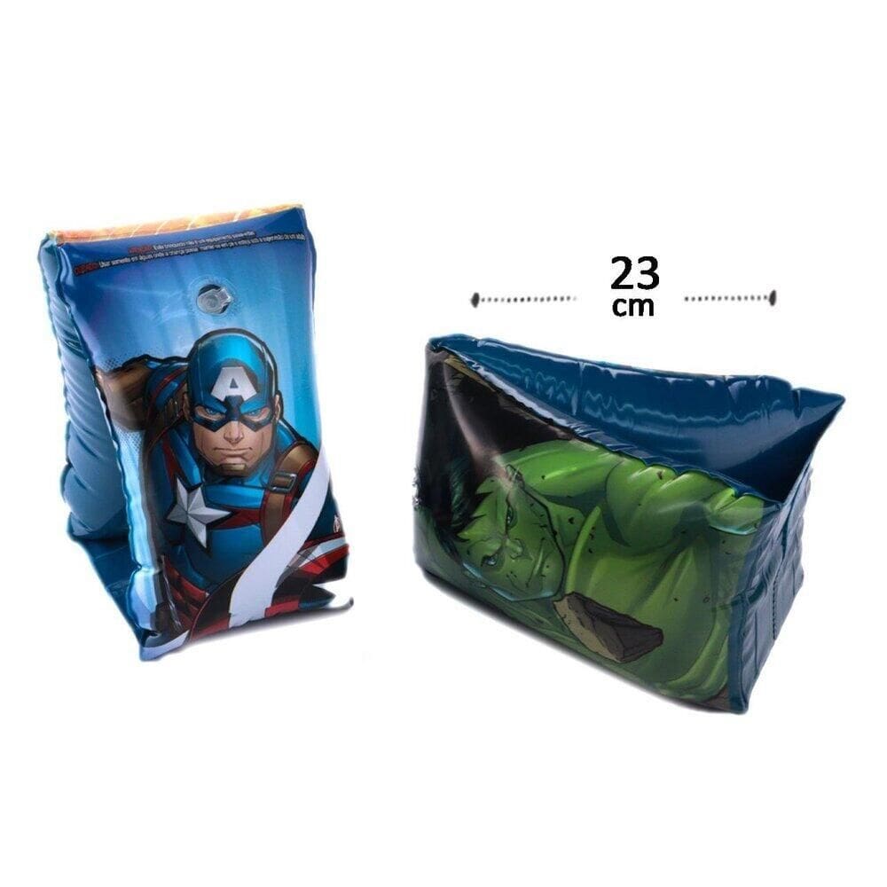 Boia de Braço Inflável 23x14cm Avengers Marvel - Tudo em Caixa