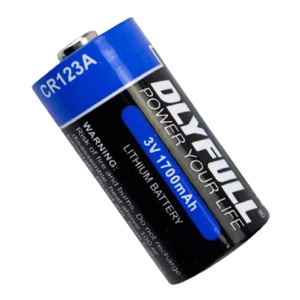 Bateria Pilha 3V Cr123A 1700Mah Dlyfull - Cartela 1 Und