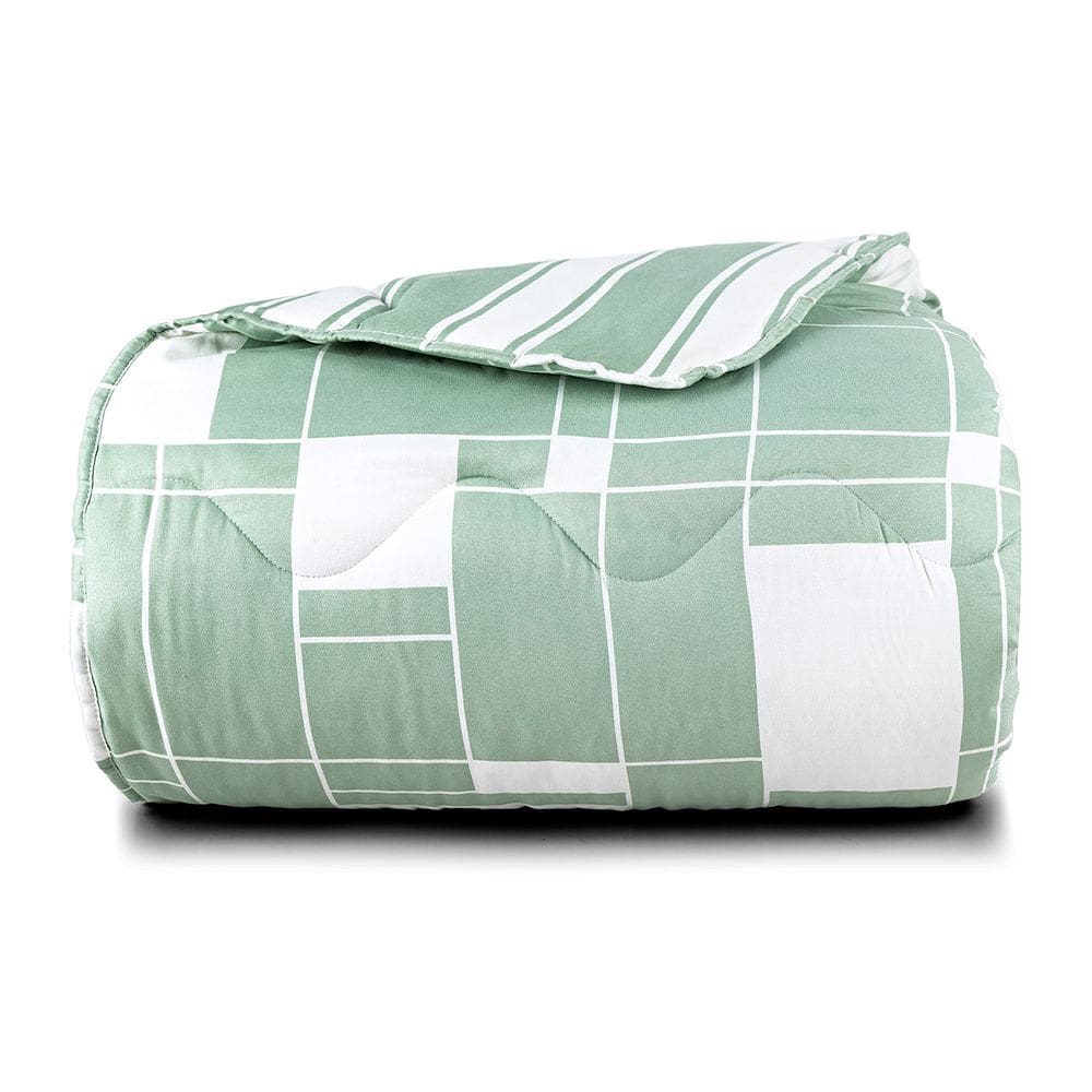 Edredom Queen Dupla Face Sublime 400 Fios Micropercal Toque de Algodão Adria 1 Peça - 100% Poliéster