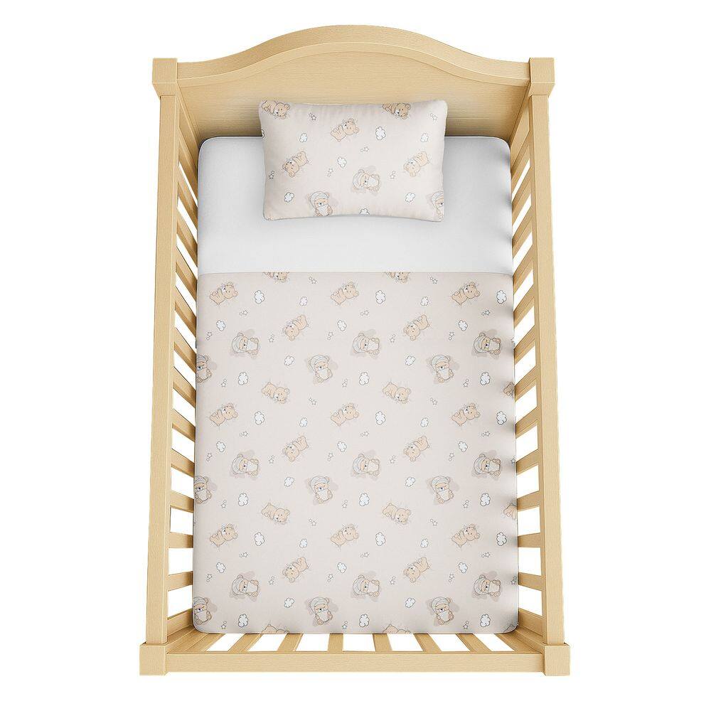 Jogo de Lençol para Berço Americano 3 peças Pixuxu