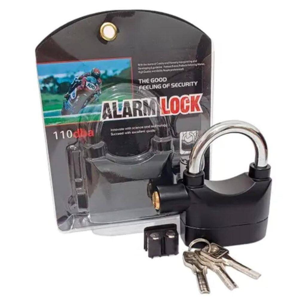 Cadeado Com Alarme Antifurto Para Presente Único