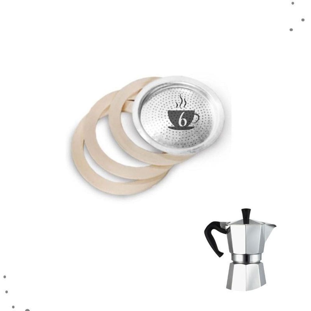 MP - Filtro E Borrachas Cafeteira Italiana De