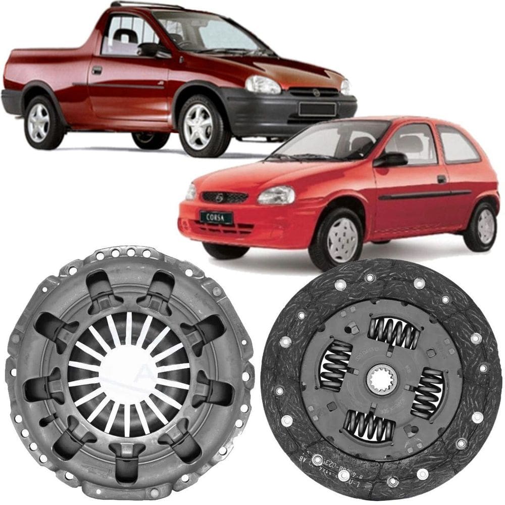 Disco E Plato Embreagem Corsa Pickup Sedan 1.6 8/16V 1995-03