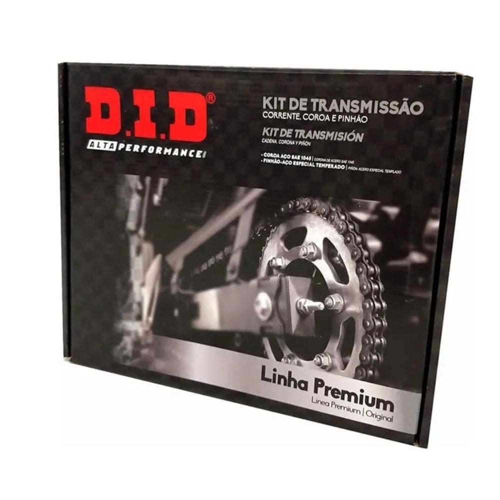 Kit Relacao Did Honda Cg Titan Fan Cargo 125 De 2009 A 2018