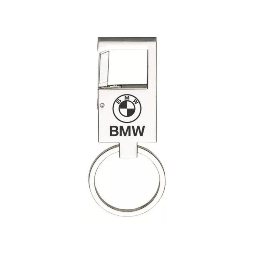 Chaveiro Para Bmw Metal Espelhado Mosquetão - E