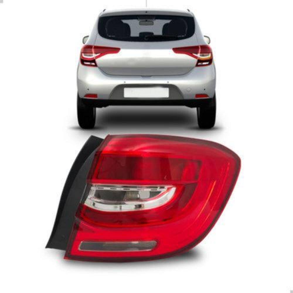 Lanterna Traseira Sandero 2020 21 22 23 2024 Canto Com Led