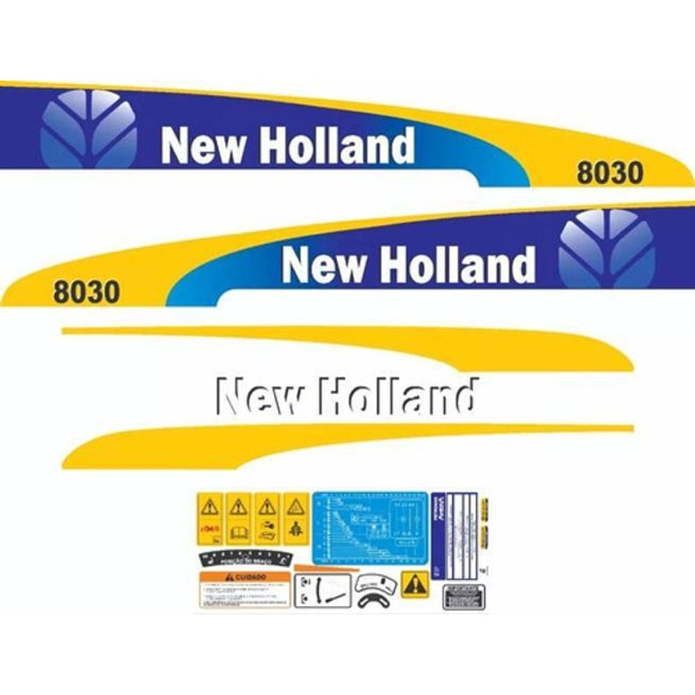 Kit Adesivos - New Holland 8030