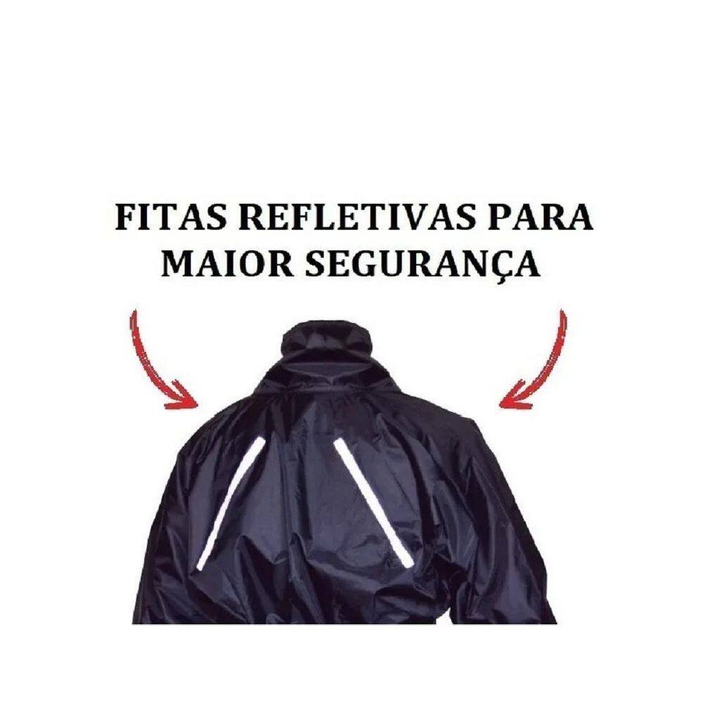Capa De Chuva Nylon Feminina Moto Motoqueiro Impermeável