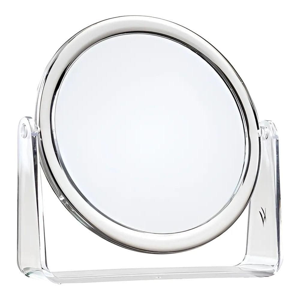 Espelho Redondo Dupla Face Para Mesa e Com Suporte - Quanhe