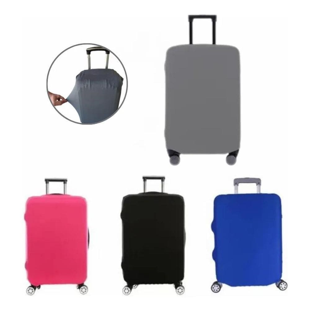 2X Capa Protetora Para Mala De Viagem Média