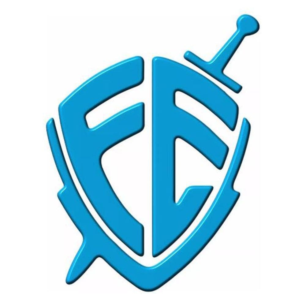 Adesivo Fé Resinado 3D Azul Para Moto Capacete Res14