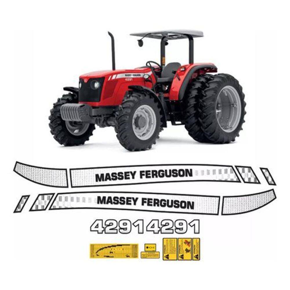 Kit Adesivos Massey Ferguson 3391
