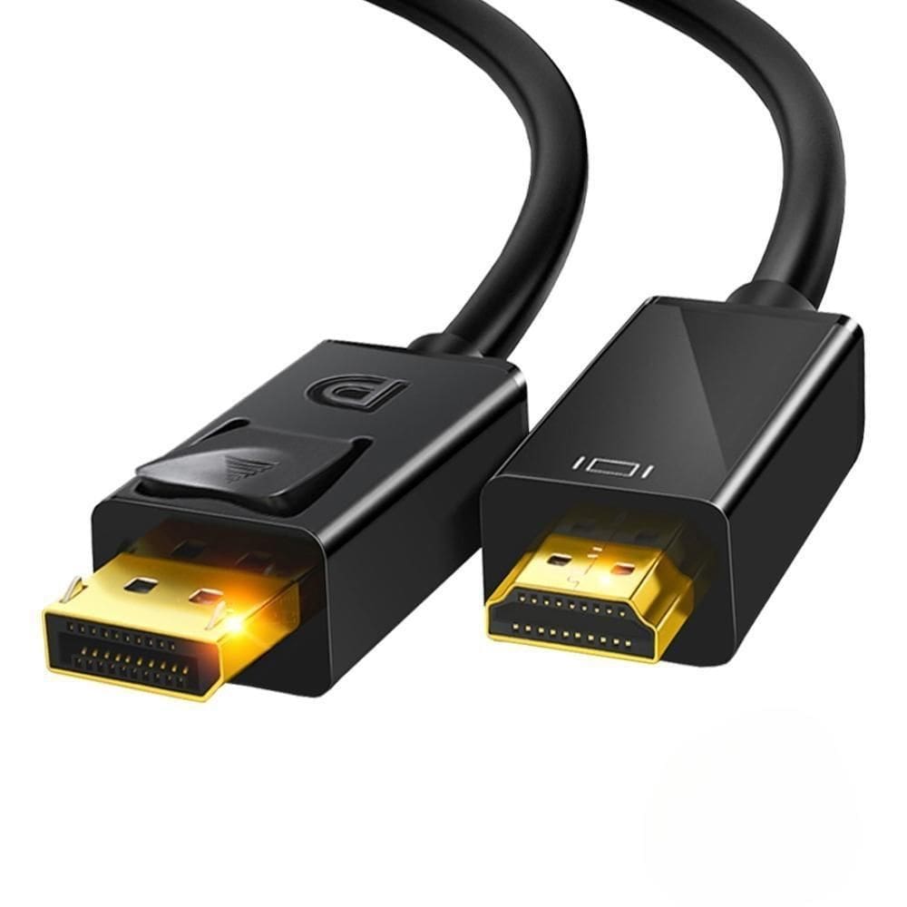 Cabo Conversor Displayport Para Hdmi 1,80M 4K Full Hd 60Hz
