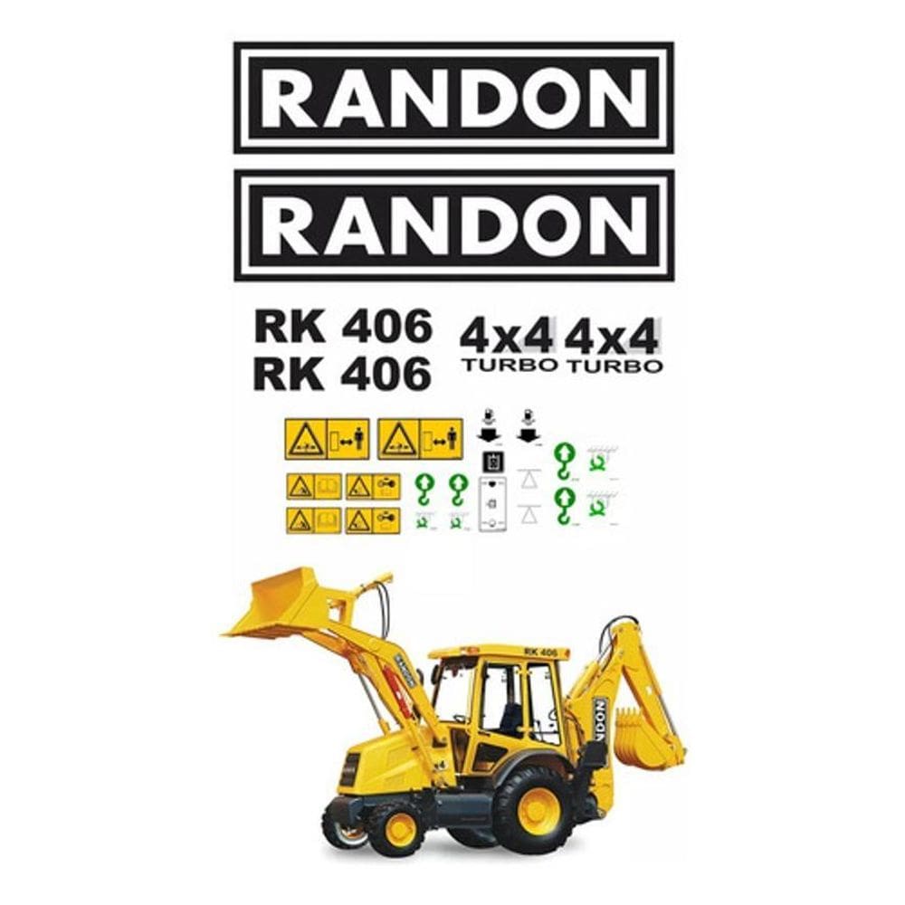 Kit Adesivos Randon Rk406 4X4 Turbo