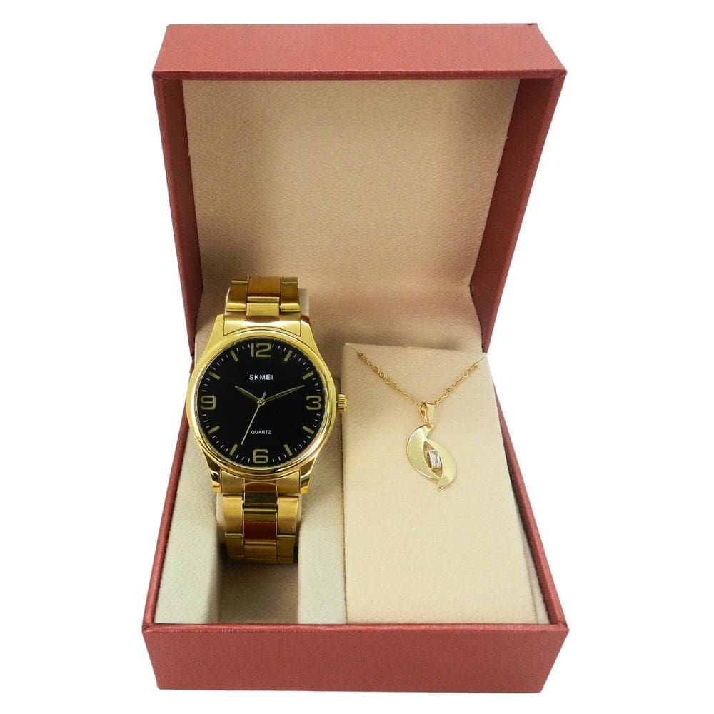 Relógio Feminino Skmei Analógico SK003 Dourado