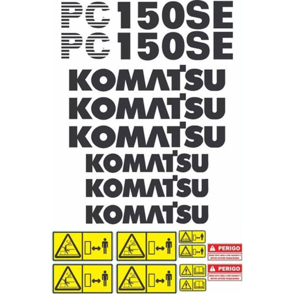 Kit Adesivos - Komatsu Pc150 Se