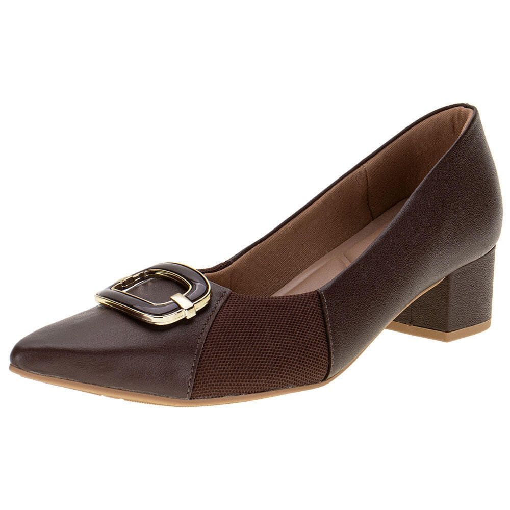 Sapato Feminino Salto Grosso Usaflex Mm0503