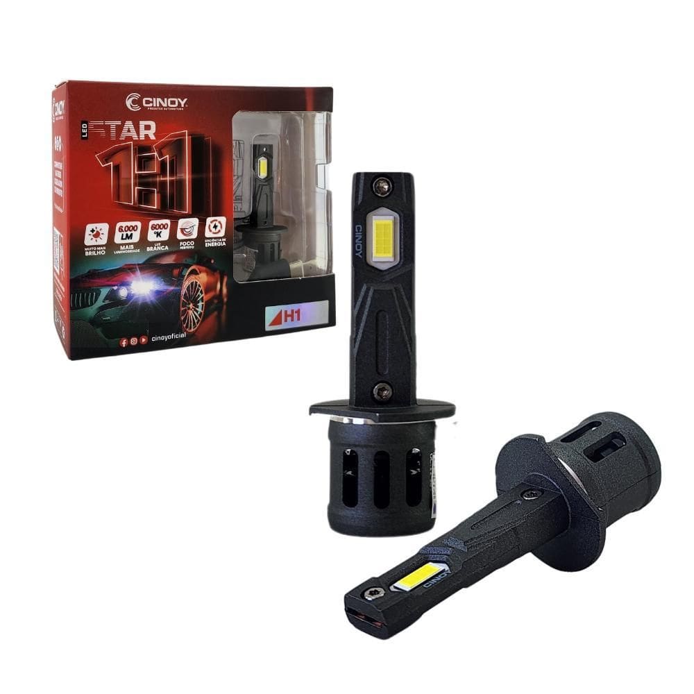 Lampada De Led H1 Led Star Cinoy 6000K 12V