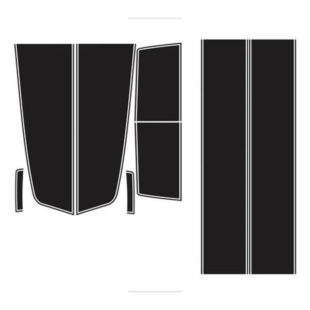 Adesivo Chevrolet Camaro Capo Teto Mala Preto Brilho Imp1900