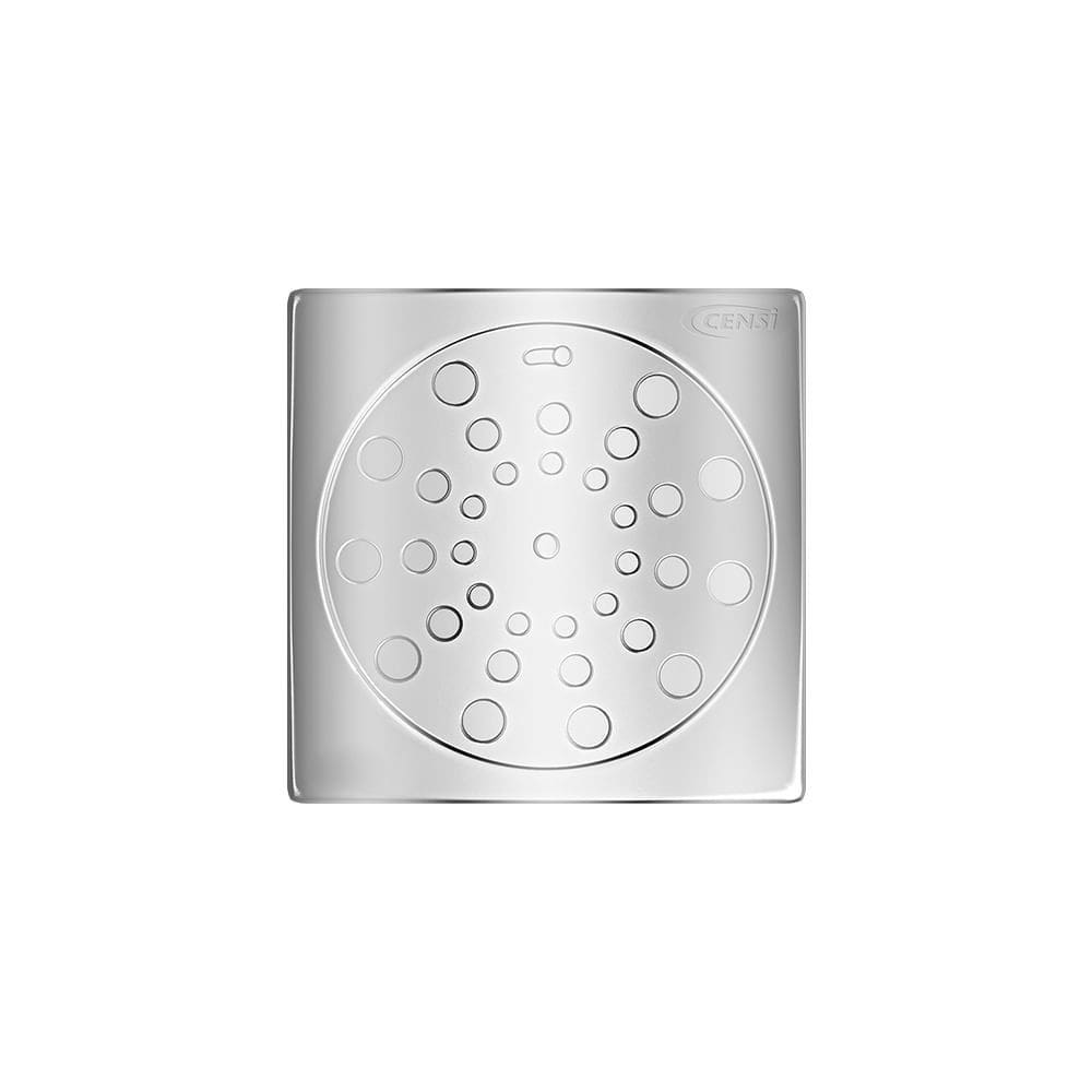 Grelha Ralo de Aço Inox Quadrada 15x15 com Fecho Censi