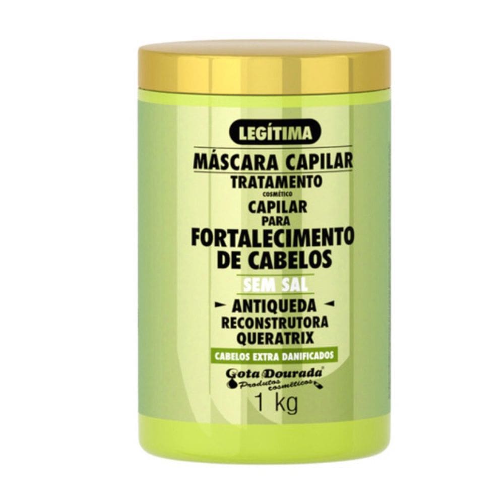 Mascara Tratamento Antiqueda Reconstrutora Gota Dourada 1kg
