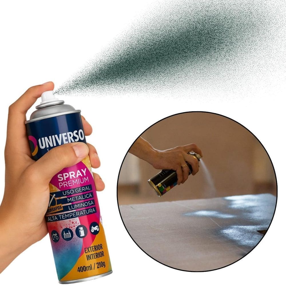 MP - Tinta Spray 400Ml Verde Escuro Uso Geral