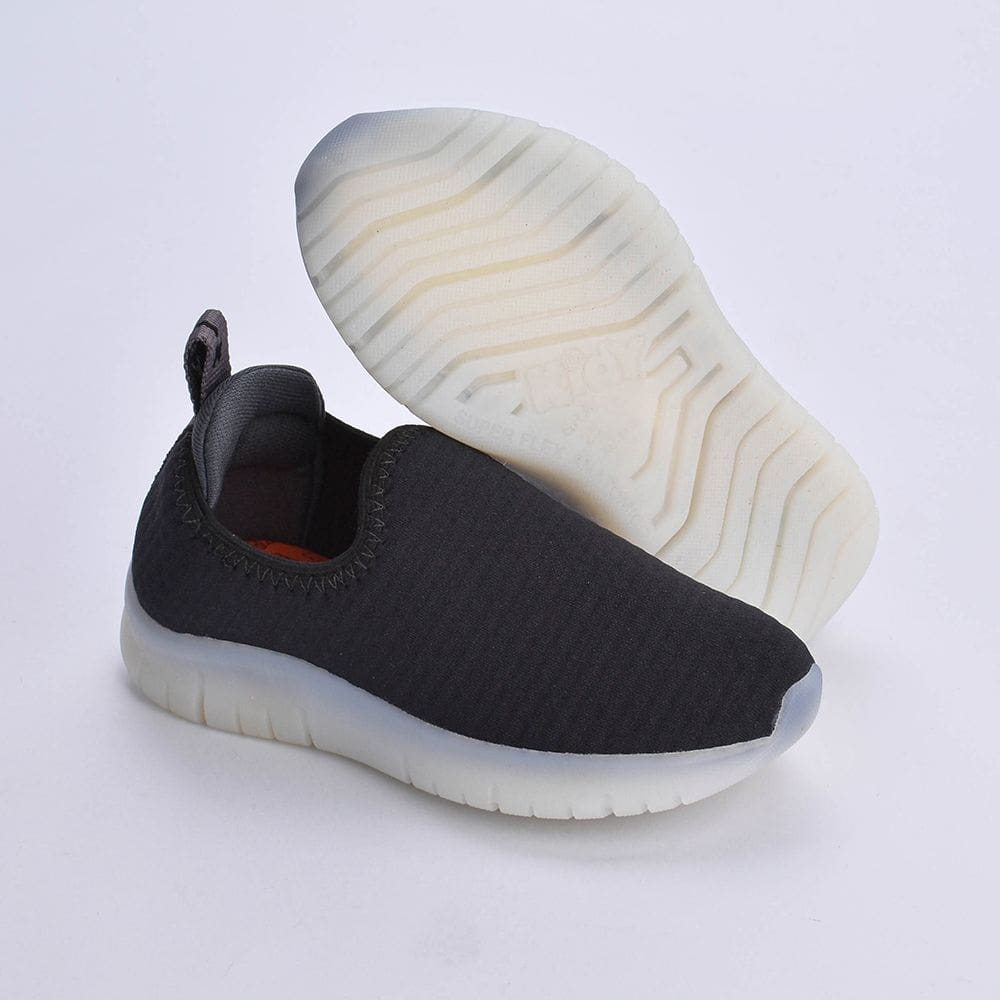 Tênis Kidy Light Fun Preto e Grafite