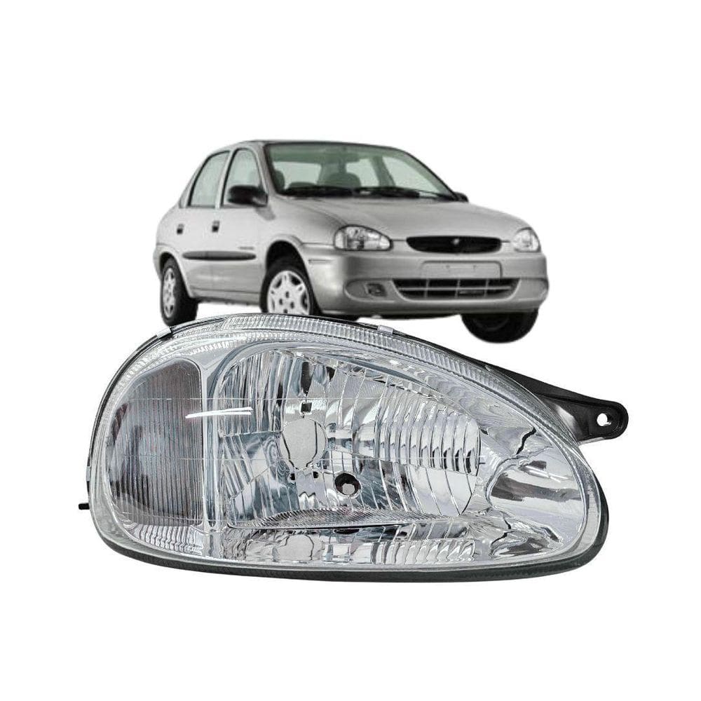 Farol Principal Gm Corsa Classic 2002 A 2010 Vidro Direito