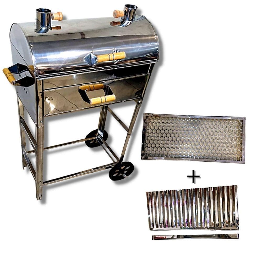 Churrasqueira Carrinho N2 Kit 2 Grelhas