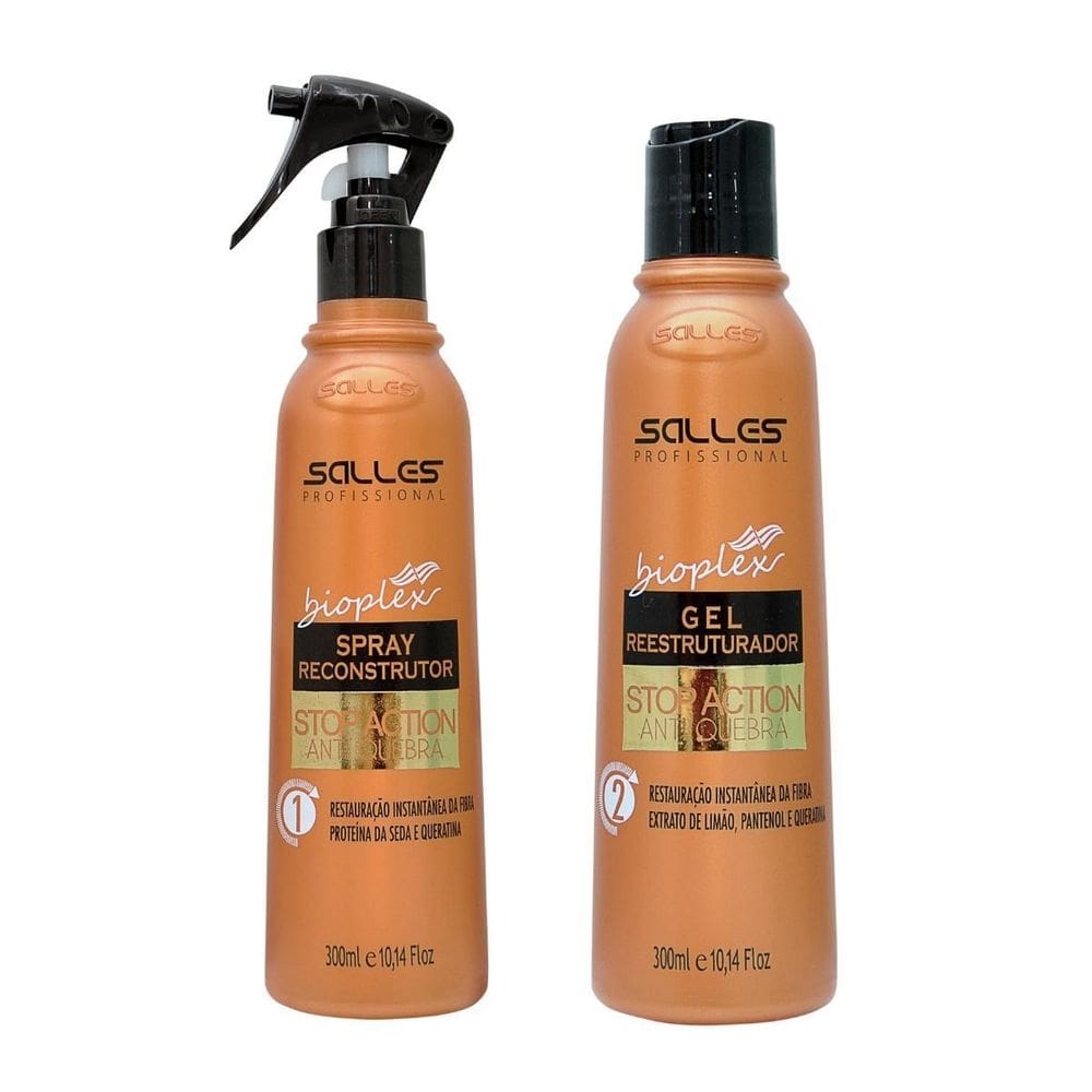 Kit Spray E Gel Bioplex Antiquebra 300Ml Salles