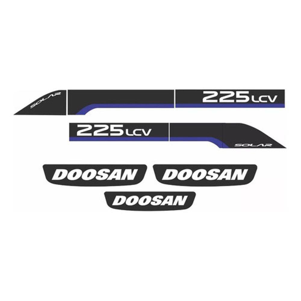 Kit Adesivos Doosan 225 Lcv