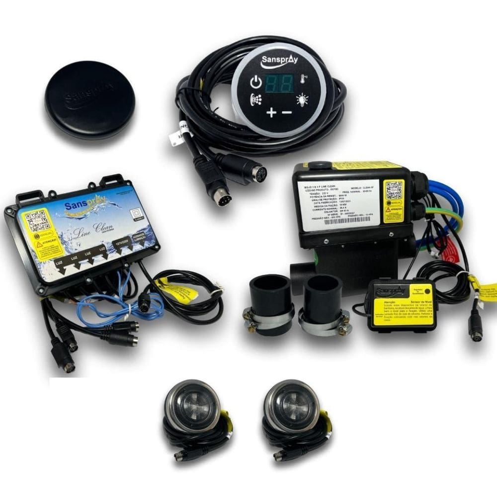 Aquecedor De Banheira Cromoterapia 2 Spots Led 8000W 220V