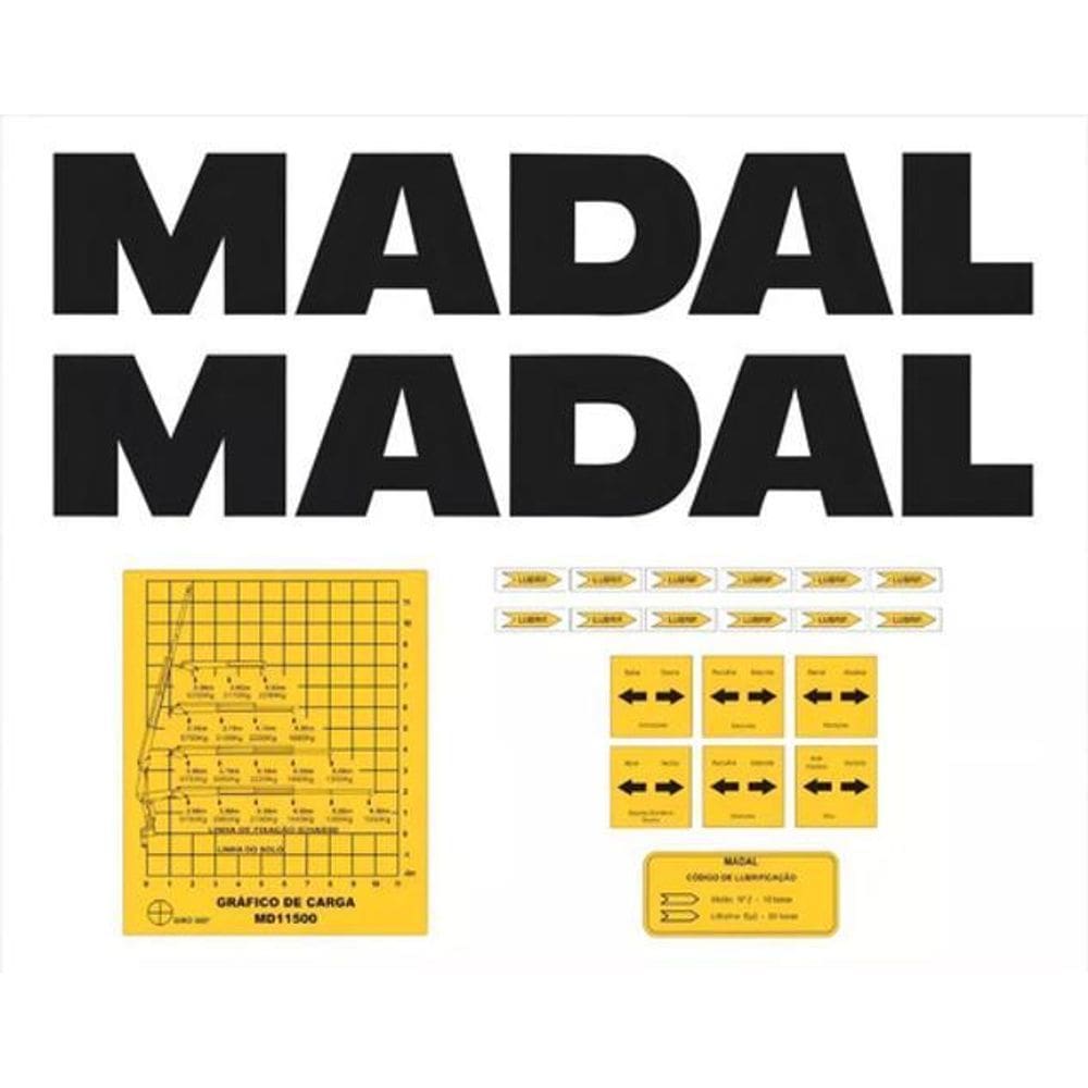 Kit Adesivos Madal Para Guinchos