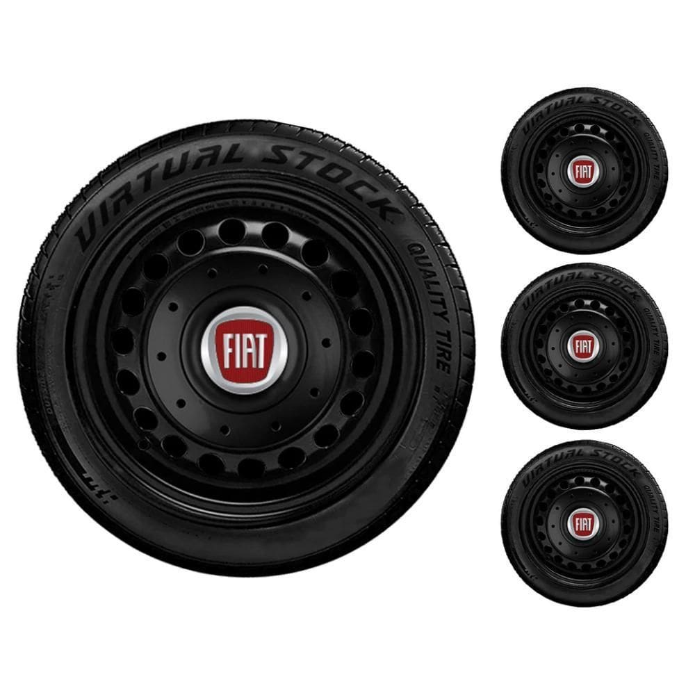 Jogo 4 Calotinhas Centro Roda Amarok Aro 13 - Garra Baixa